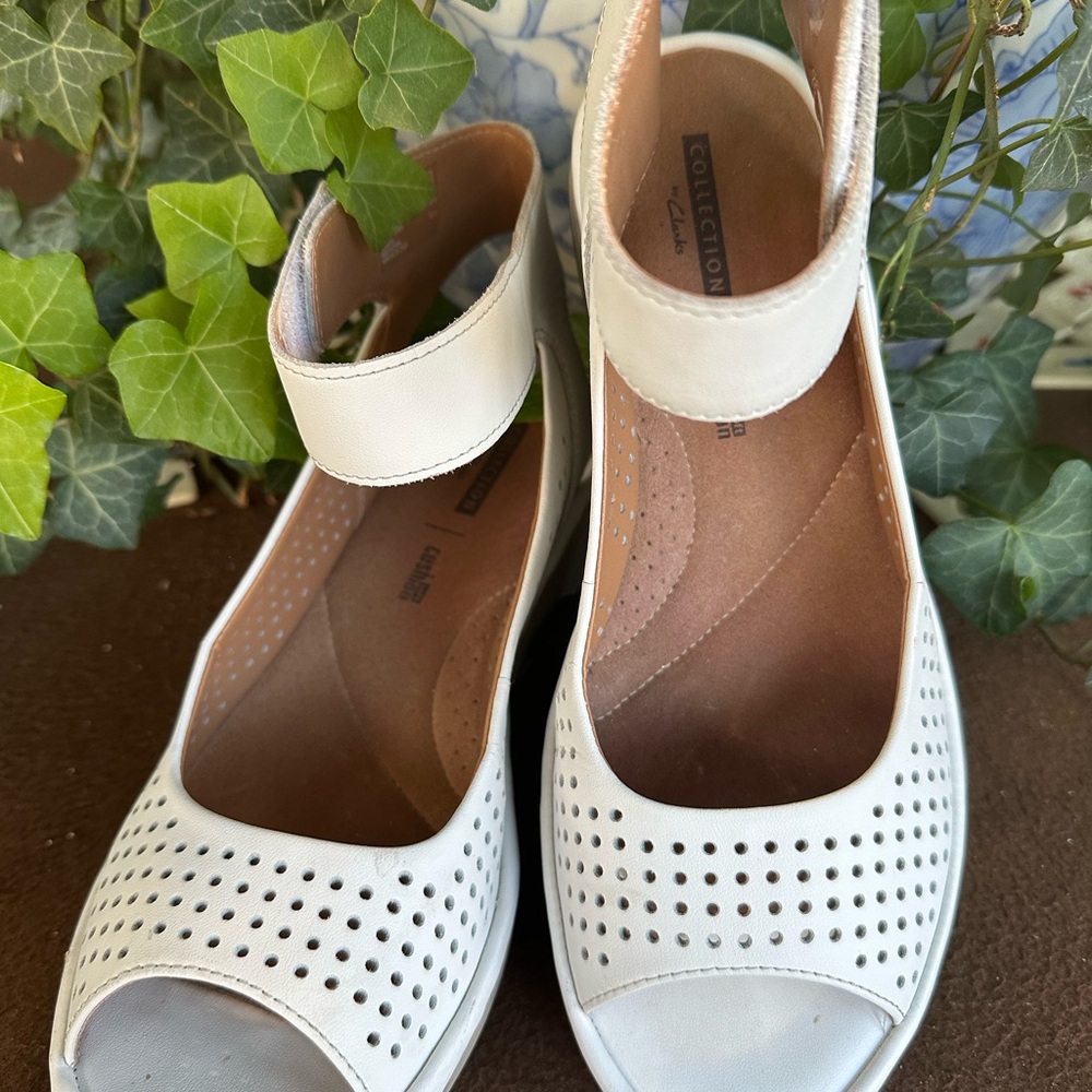 Clarks Collection women’s Reedly Salene wedge sandals - Picture 4 of 10